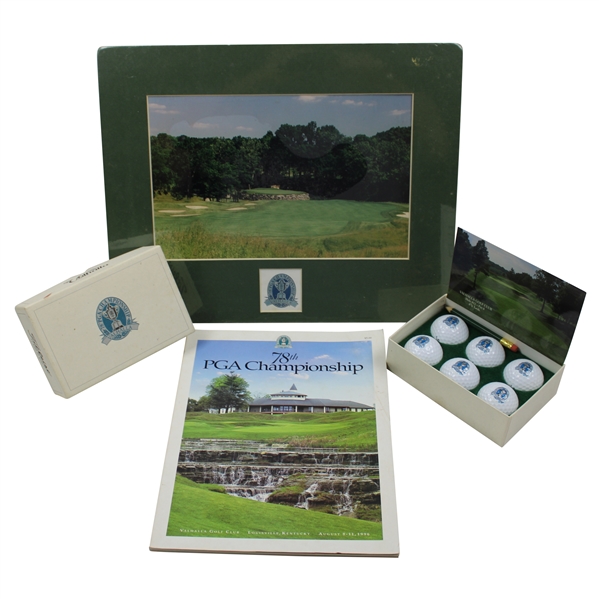 1996 PGA Championship at Valhalla Program, Six(6) Balls in Box & Poster