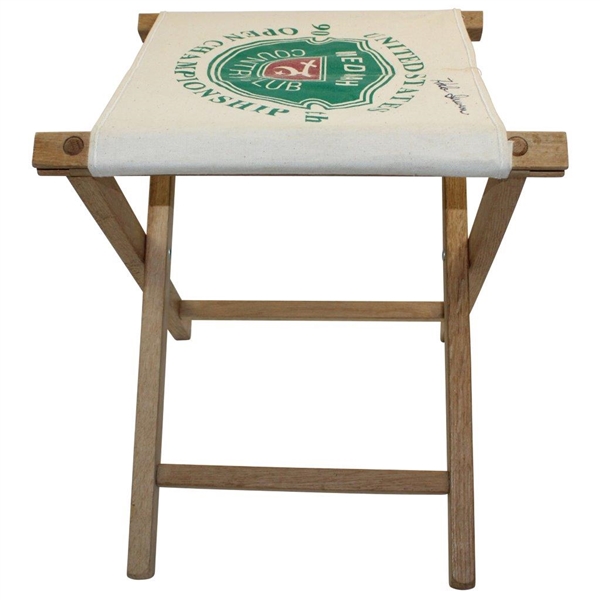 Hale Irwin Signed 1990 US Open at Medinah Championship Folding Chair JSA ALOA