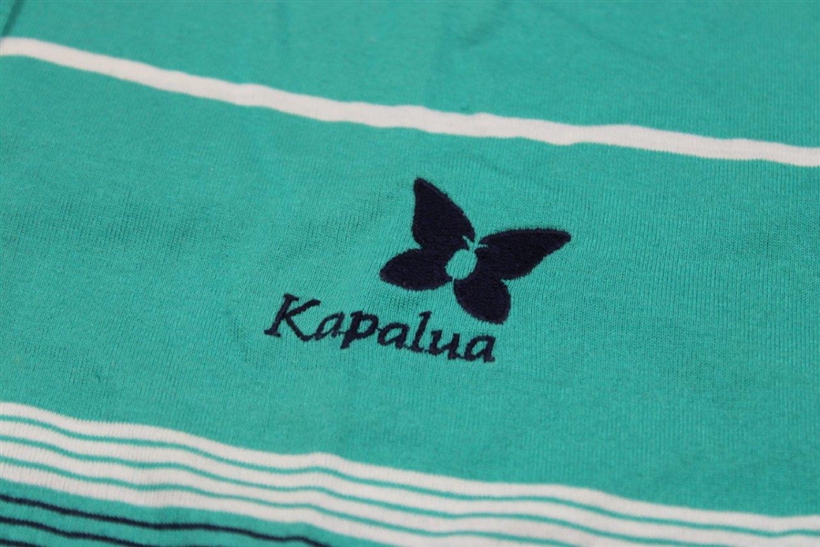 Hale Irwin Signed Game Used Glove, Kapalua Visor & Kapalua Shirt (Large) JSA ALOA