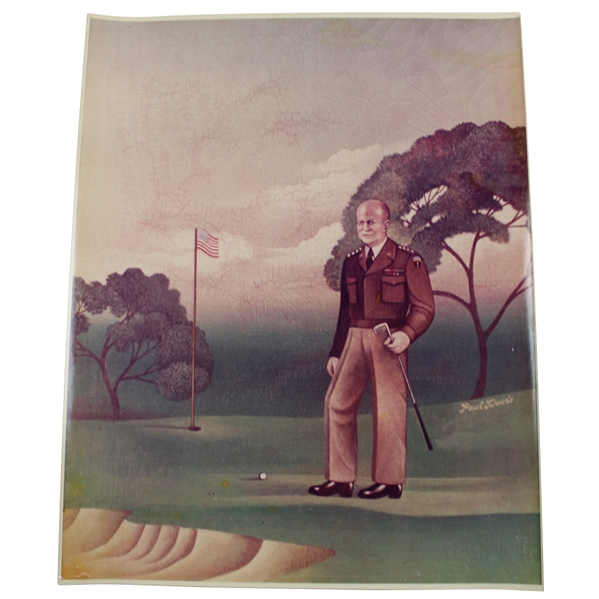 Dwight D Eisenhower Illustration by Paul Davis