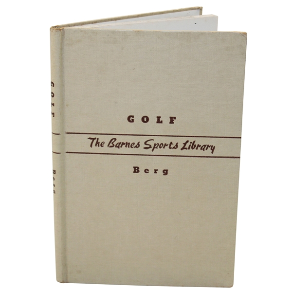 Patty Berg Signed 1941 Golf: The Barnes Sports Library Book JSA ALOA