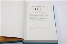 Bob Kuntz' Personal Copy of 1968 'The Library of Golf' Signed by Joseph Murdoch