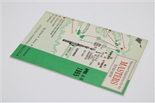 1965 Masters Tournament Spectator Guide - Jack Nicklaus Winner
