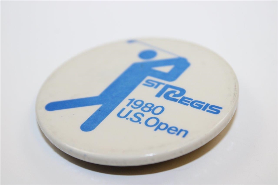 1980 U.S. Open Badge at Baltusrol Golf Club - Jack Nicklaus Win
