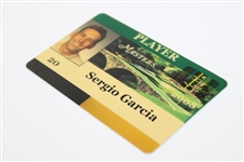 Sergio Garcia's Personal 2008 Masters Tournament Player Photo Id Badge #20