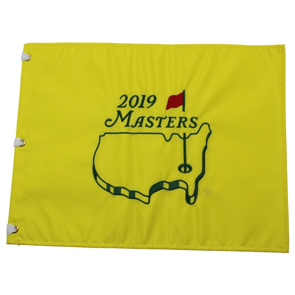 2019 Masters Tournament Embroidered Flag - Tiger Wins 5th Masters!