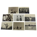 104 Original Walter Hagen Personal Vacation Photos - Hunting, Golfing, Egypt, Boomerangs, etc.