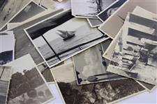 104 Original Walter Hagen Personal Vacation Photos - Hunting, Golfing, Egypt, Boomerangs, etc.