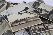 104 Original Walter Hagen Personal Vacation Photos - Hunting, Golfing, Egypt, Boomerangs, etc.