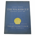 Bobby Jones Signed 1953 Walker Cup at The Kittansett Club Official Program JSA ALOA