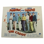 1953 The Caddy Movie 11x14 Lobby Card #1 - Pros with Martin & Lewis in Lineup