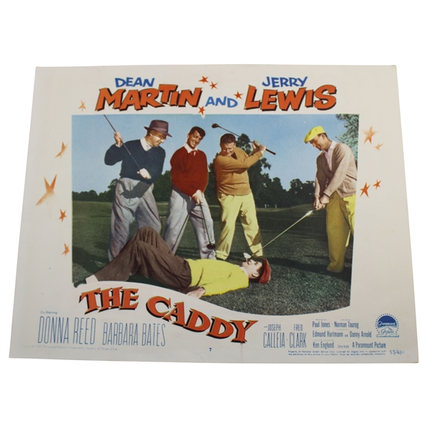 1953 The Caddy Movie 11x14 Lobby Card #7 - Hogan Teeing Off of Jerry Lewis