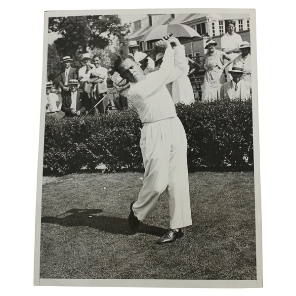Bobby Jones 1933 US Open at North Shore Country Club Wire Photo - 6/7/33