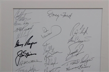 Masters Champs Signed 1993 Masters Champions Club Dinner Framed Menu JSA ALOA