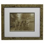 Vardon, Taylor, Braid and Ray Signed Big Four Framed Original Photo JSA FULL #XX95300