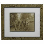 Vardon, Taylor, Braid and Ray Signed Big Four Framed Original Photo JSA FULL #XX95300