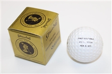 Dozen (12) Spalding Commemorative Moonball Ltd Ed Golf Balls in Original Box/Boxes