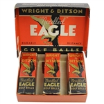 c. 1940 Wright & Ditson Needled Eagle Golf Balls (7 Balls) 15.6oz