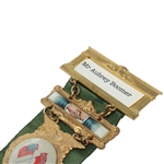Player Aubrey Boomers' 1927 Ryder Cup at Worcester PGA Reception Committee Badge - Inaugural Match