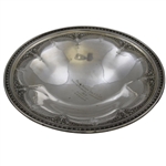 1929 Palm Beach GC South Florida Championship Runner-Up Sterling Silver Plate by A.R. Hakes 