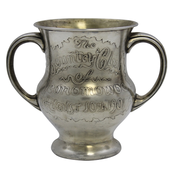 1901 Oconomowoc Country Club Mens Handicap Sterling Silver Trophy Cup 