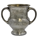 1901 Oconomowoc Country Club Men's Handicap Sterling Silver Trophy Cup 