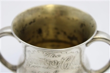 1901 Oconomowoc Country Club Men's Handicap Sterling Silver Trophy Cup 