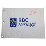 Carl Pettersson Signed RBC Heritage Flag - 2012 Tournament Winner JSA ALOA