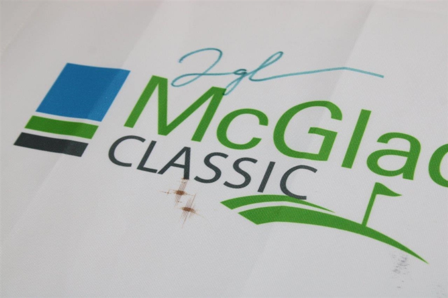 Tommy Gainey Signed McGladrey Classic Flag - 2012 Winner JSA ALOA