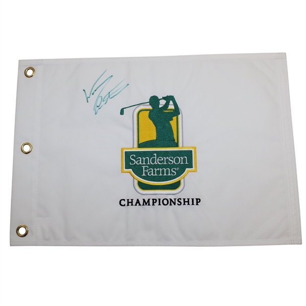 Woody Austin Signed Sanderson Farms Championship Flag JSA ALOA