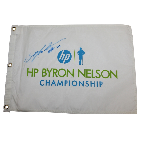 Sang-Moon Bae Signed HP Byron Nelson Championship Flag JSA ALOA