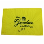Ted Potter Jr. Signed 2012 The Greenbrier Classic Flag JSA ALOA