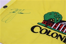 Zach Johnson Signed Colonial CC Flag - 2010 & 2012 Winner JSA ALOA