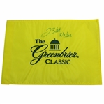 Jonas Blixt Signed The Greenbrier Classic Flag with 7/7/2013 JSA ALOA