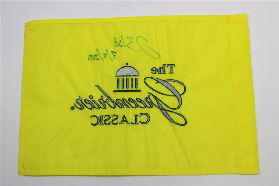 Jonas Blixt Signed The Greenbrier Classic Flag with '7/7/2013' JSA ALOA