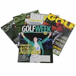 Watson, Scott, Leishman, Simpson & Singh Signed Golf World Magazines JSA ALOA
