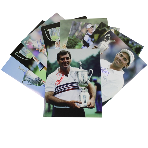 Nine (9) Signed 11x14 Trophy Presentation Photos - One Chip Beck 59 Mid-Swing JSA ALOA