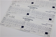 Hal Sutton's 1998 TOUR Championship at East Lake GC Winning Official Scorecards JSA ALOA