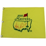 Vijay Singh Signed 2000 Masters Tournament Embroidered Flag JSA ALOA