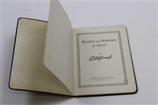 1935 Bobby Jones Rights And Wrongs Of Golf Book
