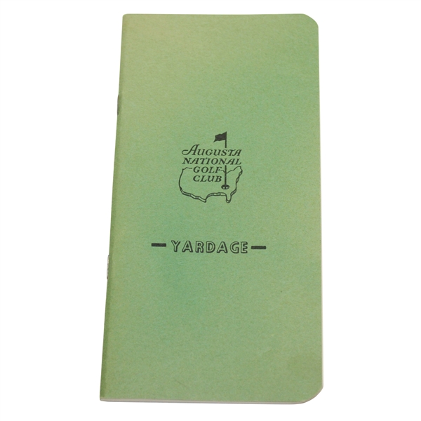 Classic Augusta National Golf Club Course Yardage Book Compiled by George Lucas