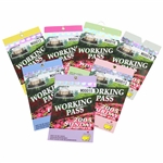 2005 Masters Tournament Complete Set of Working Pass Tickets - Monday-Sunday - Tiger Win