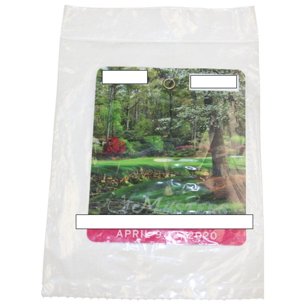 2020 Masters Tournament SERIES Badge in Original Unopened Packaging
