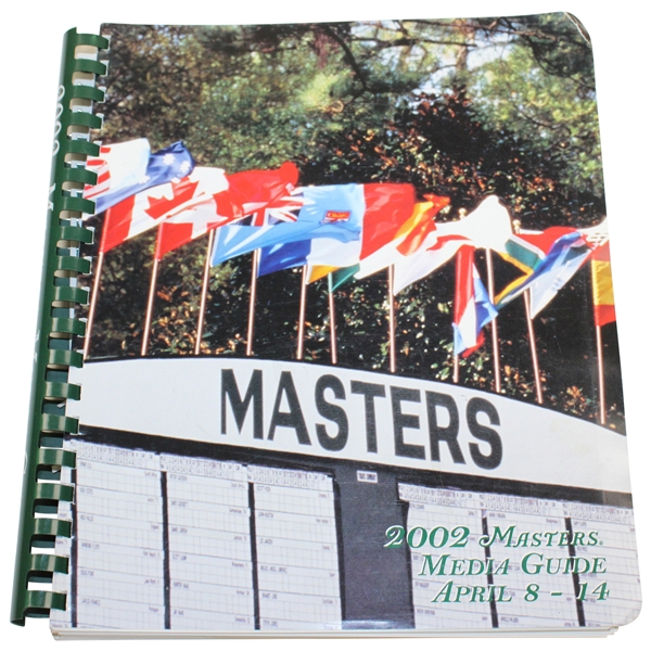 2002 Masters Tournament Official Media Guide/Book