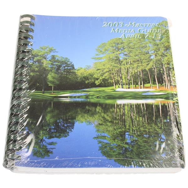 2003 Masters Tournament Official Media Guide/Book - Unopened