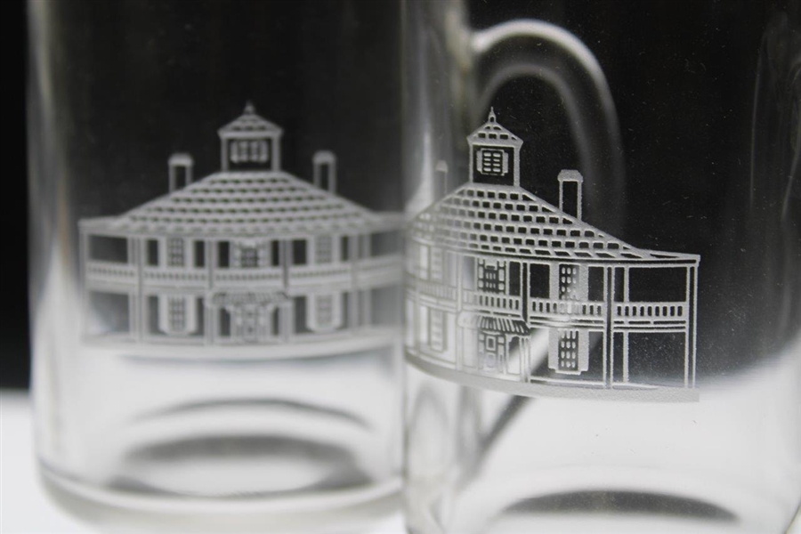 Pair of Augusta National GC Clubhouse Logo Coffee Glasses