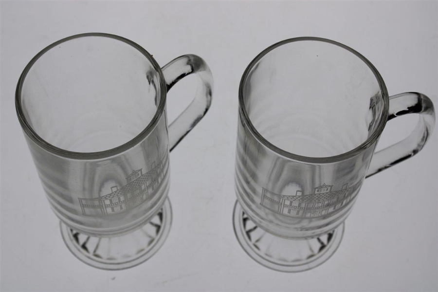 Pair of Augusta National GC Clubhouse Logo Coffee Glasses