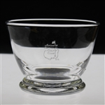 Classic Augusta National Golf Club Logo Sterling Cut Glass Bowl