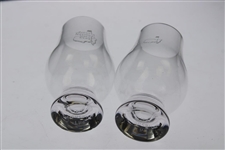Pair of Augusta National Golf Club & Masters Logo Tulip Whiskey Glasses