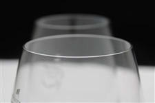 Pair of Augusta National Golf Club Sterling Cut Glass Snifter Glasses